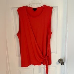 J. Jill Wrap Blouse with Tie Front